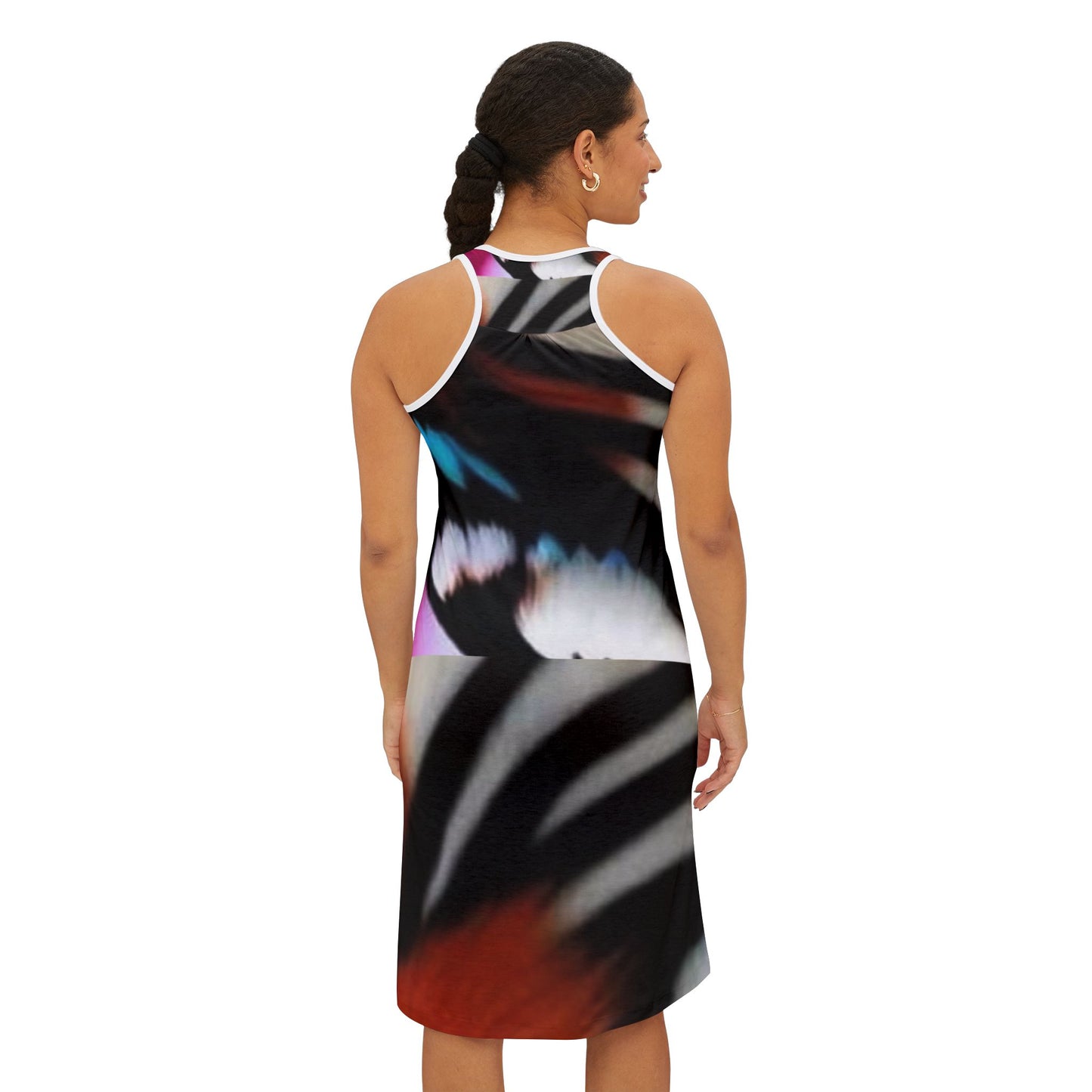 Celion Fashion World Women's Racerback Dress (AOP), Fiance, girls, Wife, bride, Valentine, Birthday, Bridesmaids, Christmas, Wedding Gift.