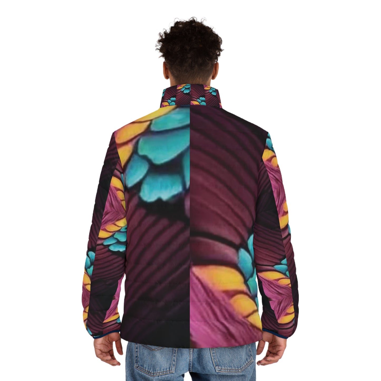 Celion Fashion World's Men's Puffer Jacket (AOP).