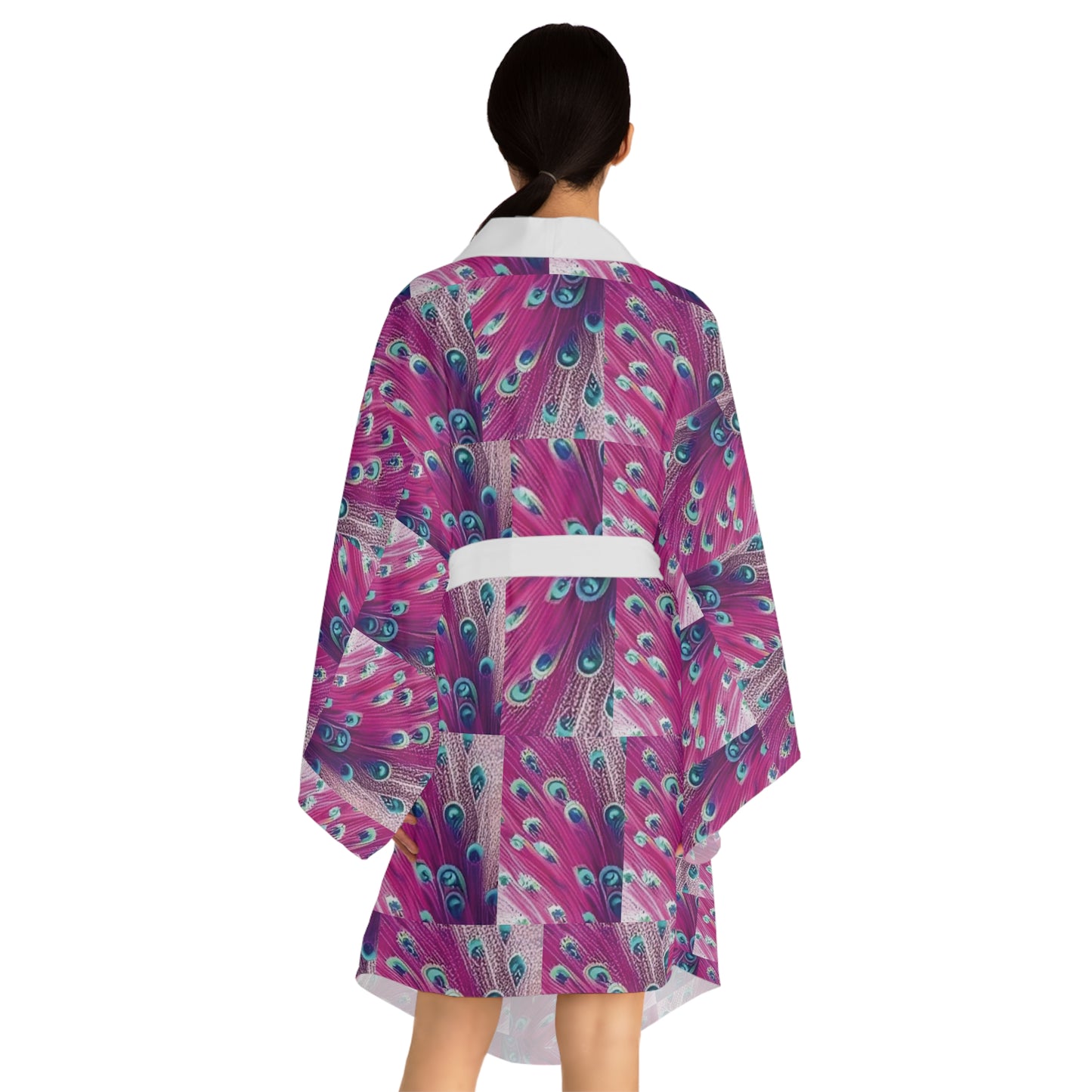 Celion Fashion World's Long Sleeve Kimono Robe (AOP).