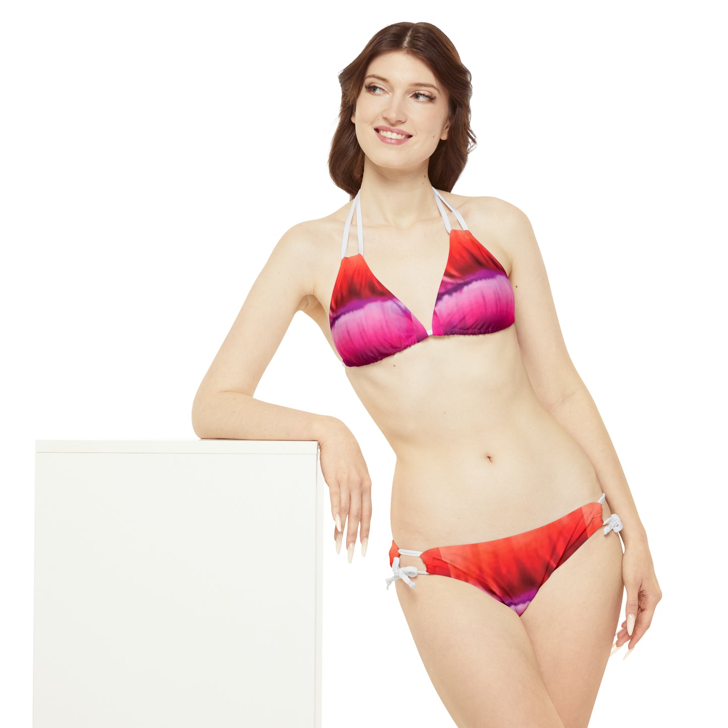 Celion Fashion World's Strappy Bikini Set (AOP).
