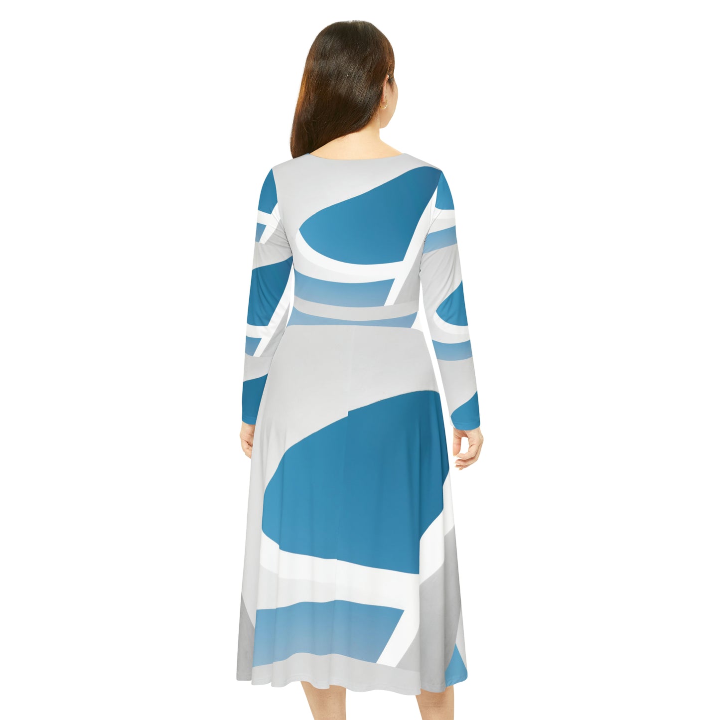 Celion Fashion World's Women's Long Sleeve Dance Dress (AOP).