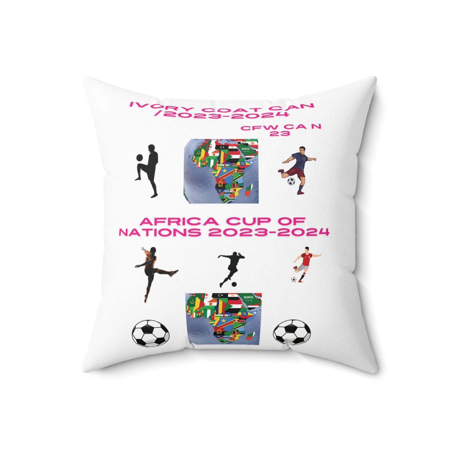 Celion Fashion World high quality sports. CAN 2023-2024, Spun Polyester Square Pillows.