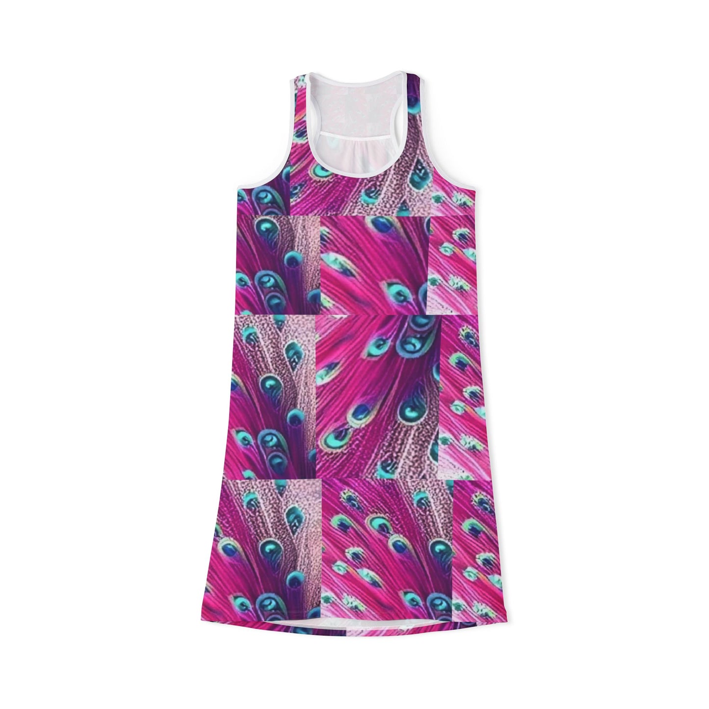 Celion Fashion World Women Racerback Dress (AOP), girls, Wife, bride, Valentine, Birthday, Bridesmaids, Christmas, engagement, wedding.