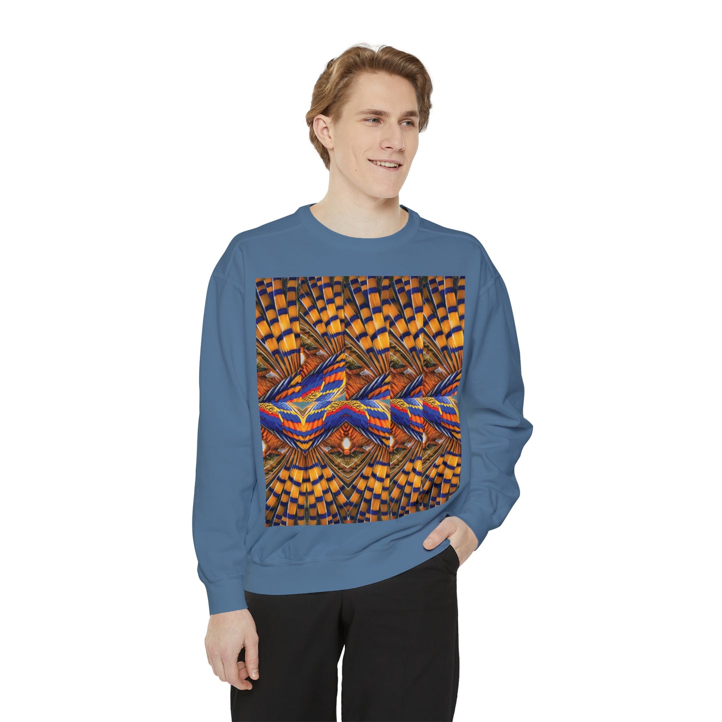 Celion Fashion World's Unisex Garment-Dyed Sweatshirt.