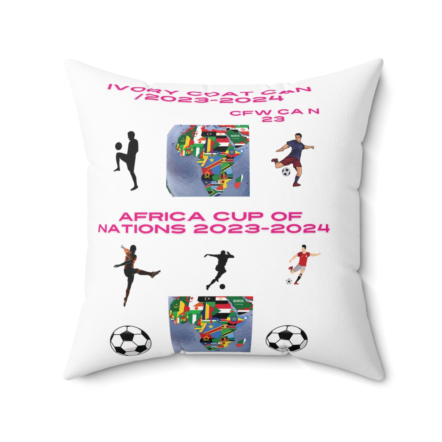 Celion Fashion World high quality sports. CAN 2023-2024, Spun Polyester Square Pillows.