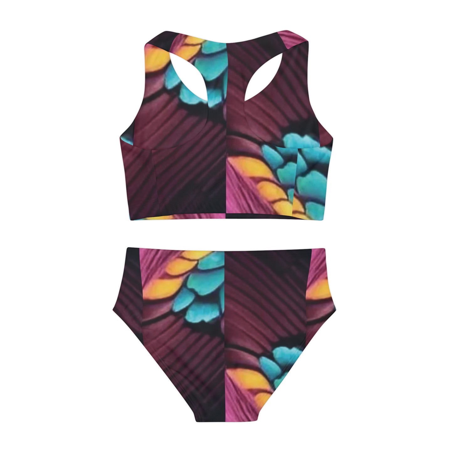 Celion Fashion World's Girls Two Piece Swimsuit (AOP).