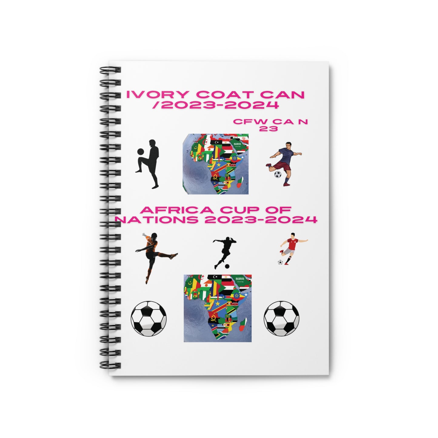 Celion Fashion World Sports, CAN 2023-2024, Spiral Notebook - Ruled Line