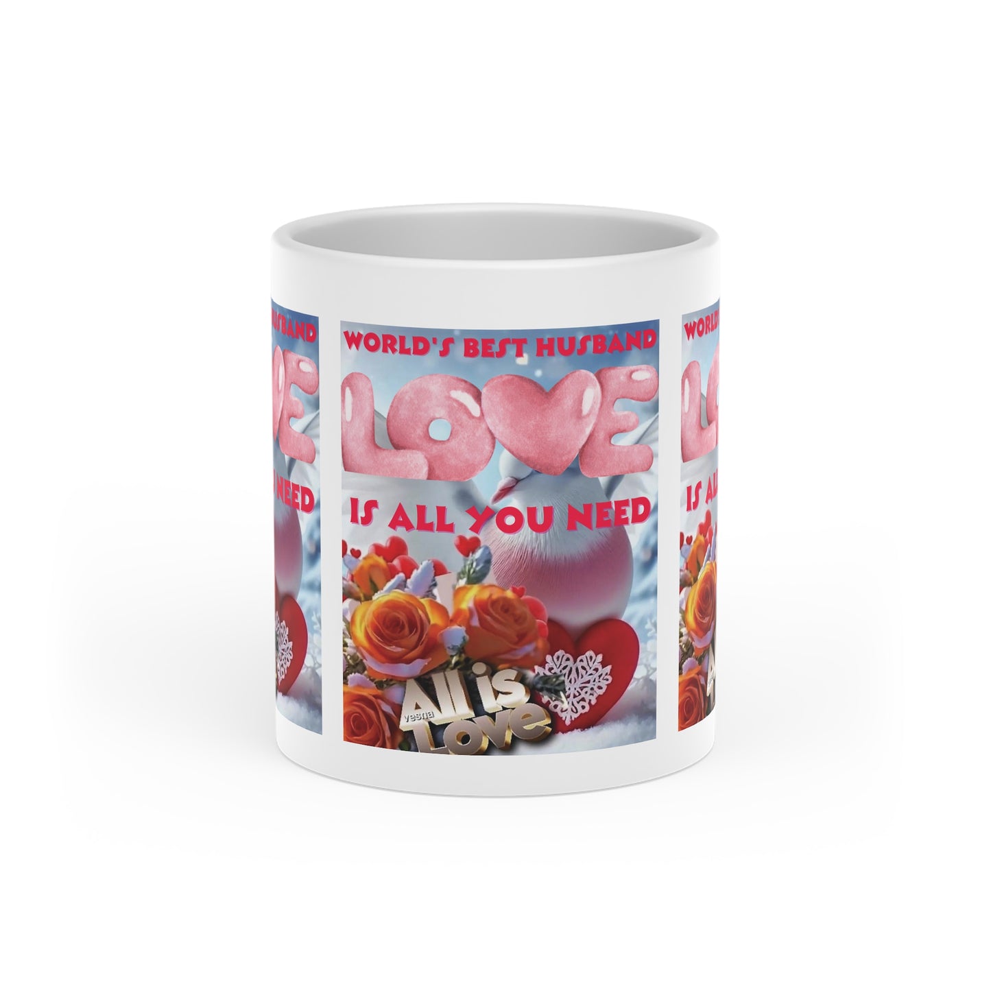 Celion Fashion World's Heart-Shaped Mug.