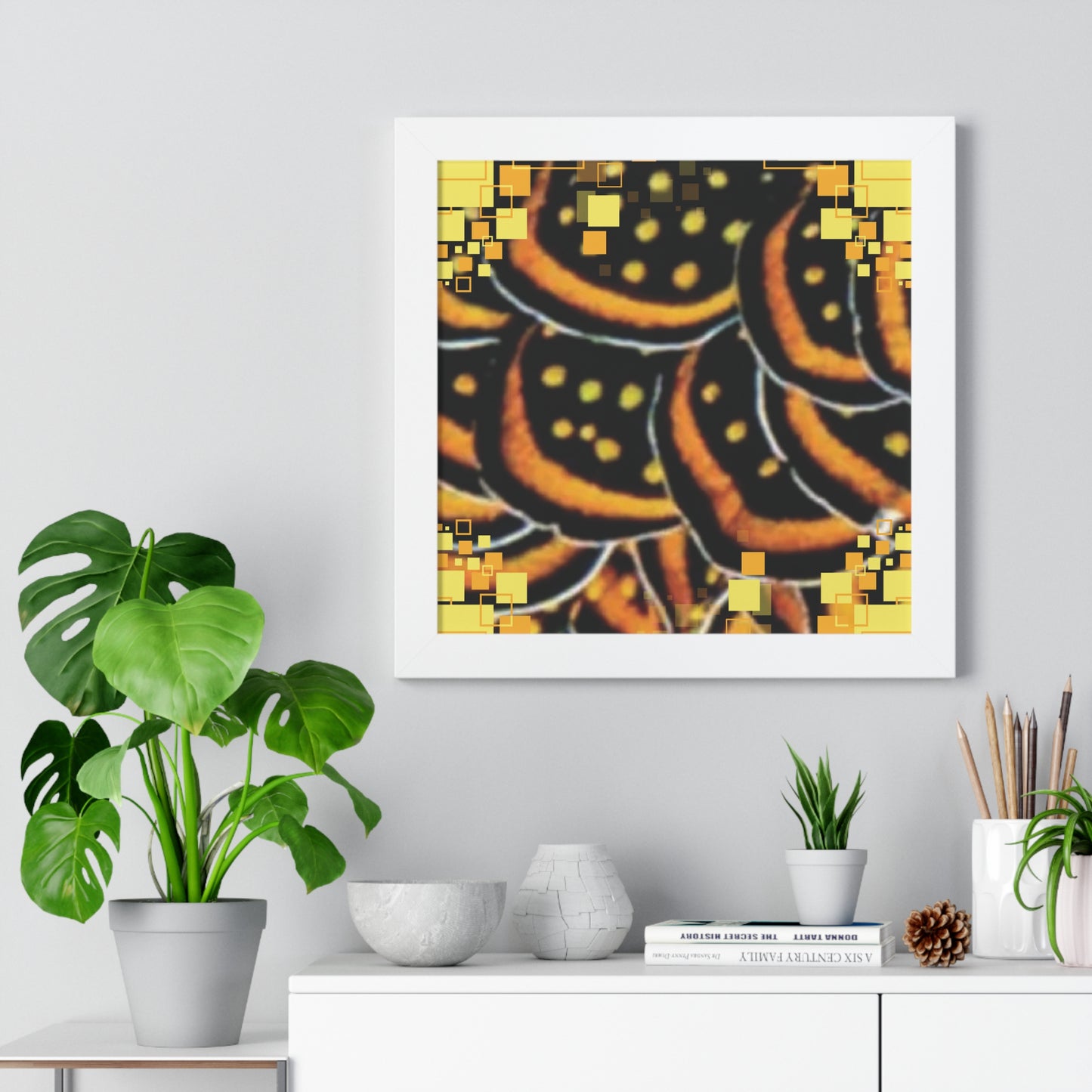 Celion Fashion World's Framed Vertical Poster.