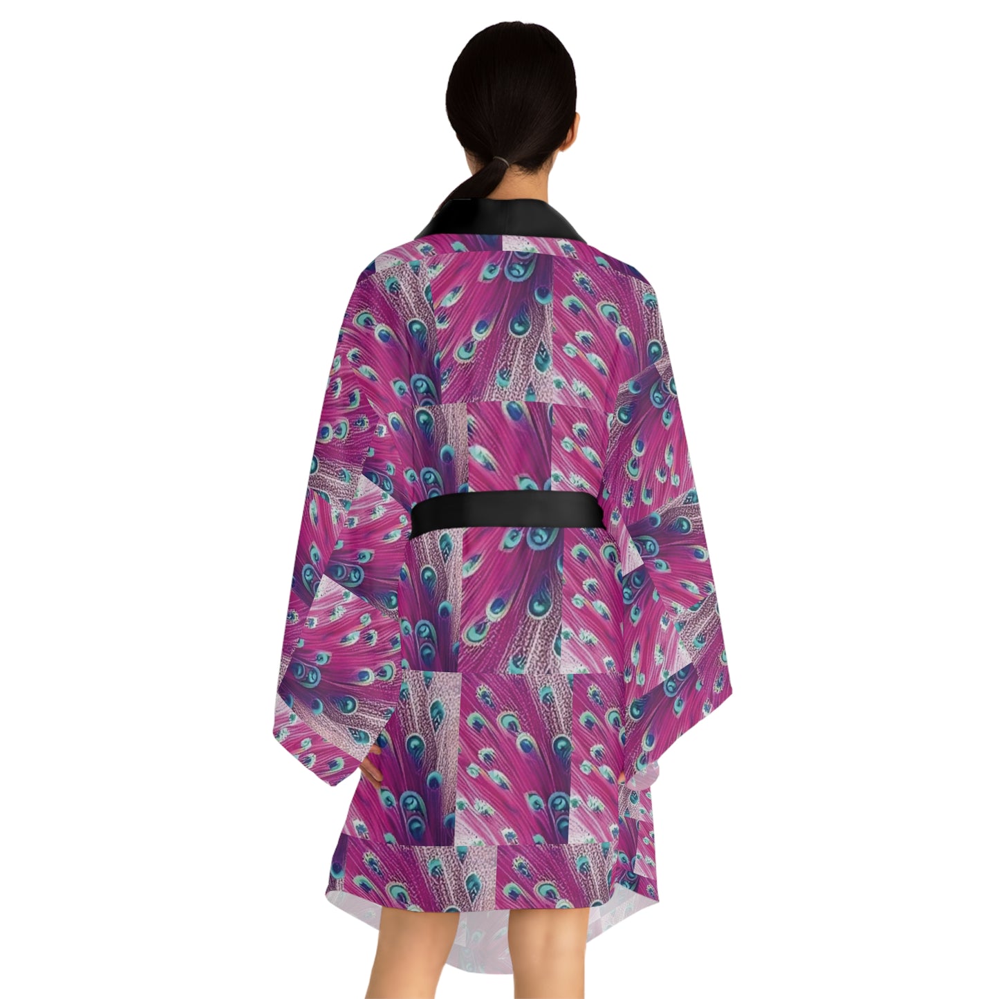 Celion Fashion World's Long Sleeve Kimono Robe (AOP).