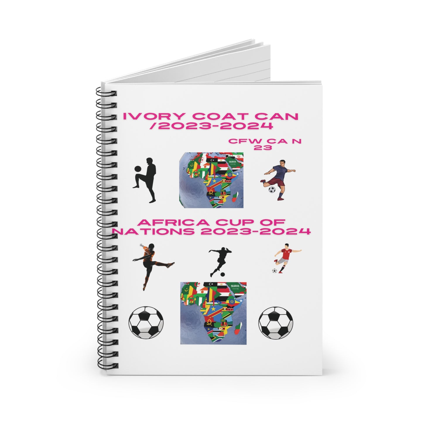 Celion Fashion World Sports, CAN 2023-2024, Spiral Notebook - Ruled Line