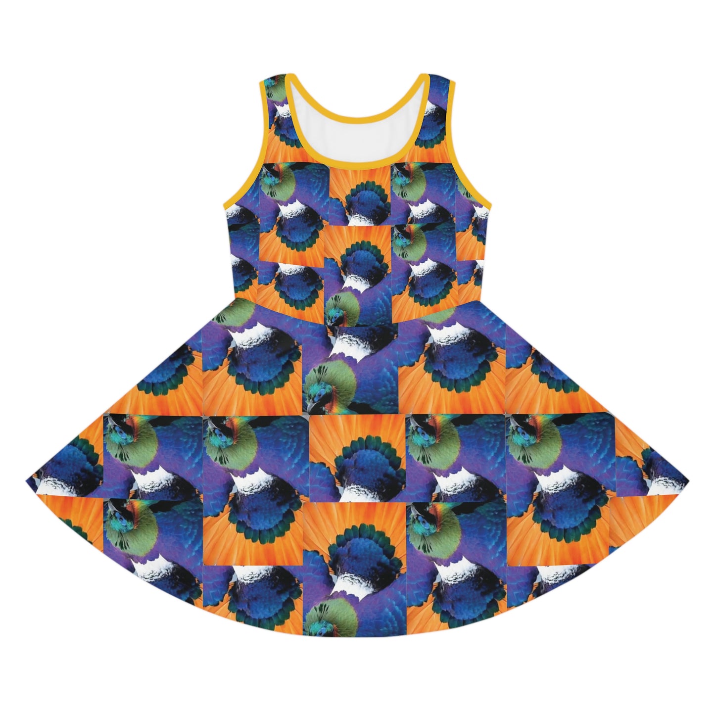 Celion Fashion World's Girls' Sleeveless Sundress (AOP).