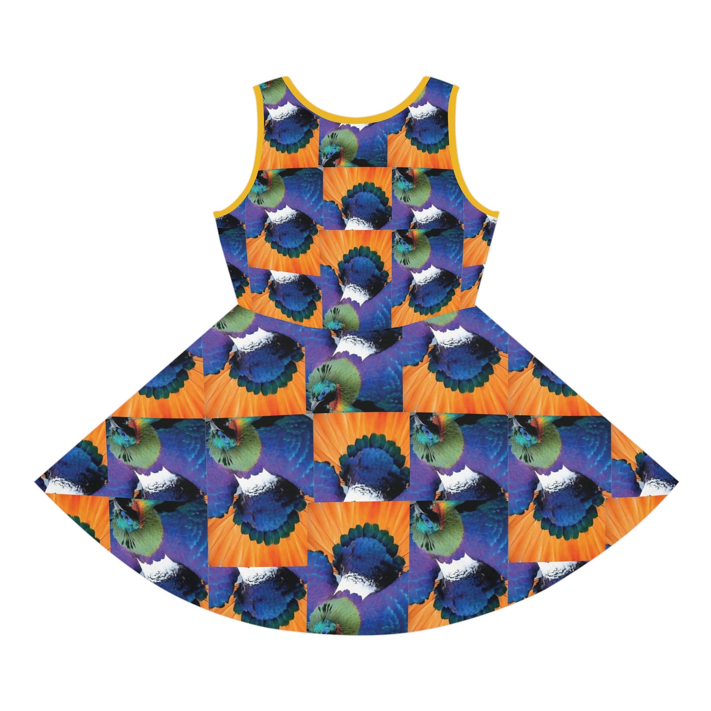 Celion Fashion World's Girls' Sleeveless Sundress (AOP).