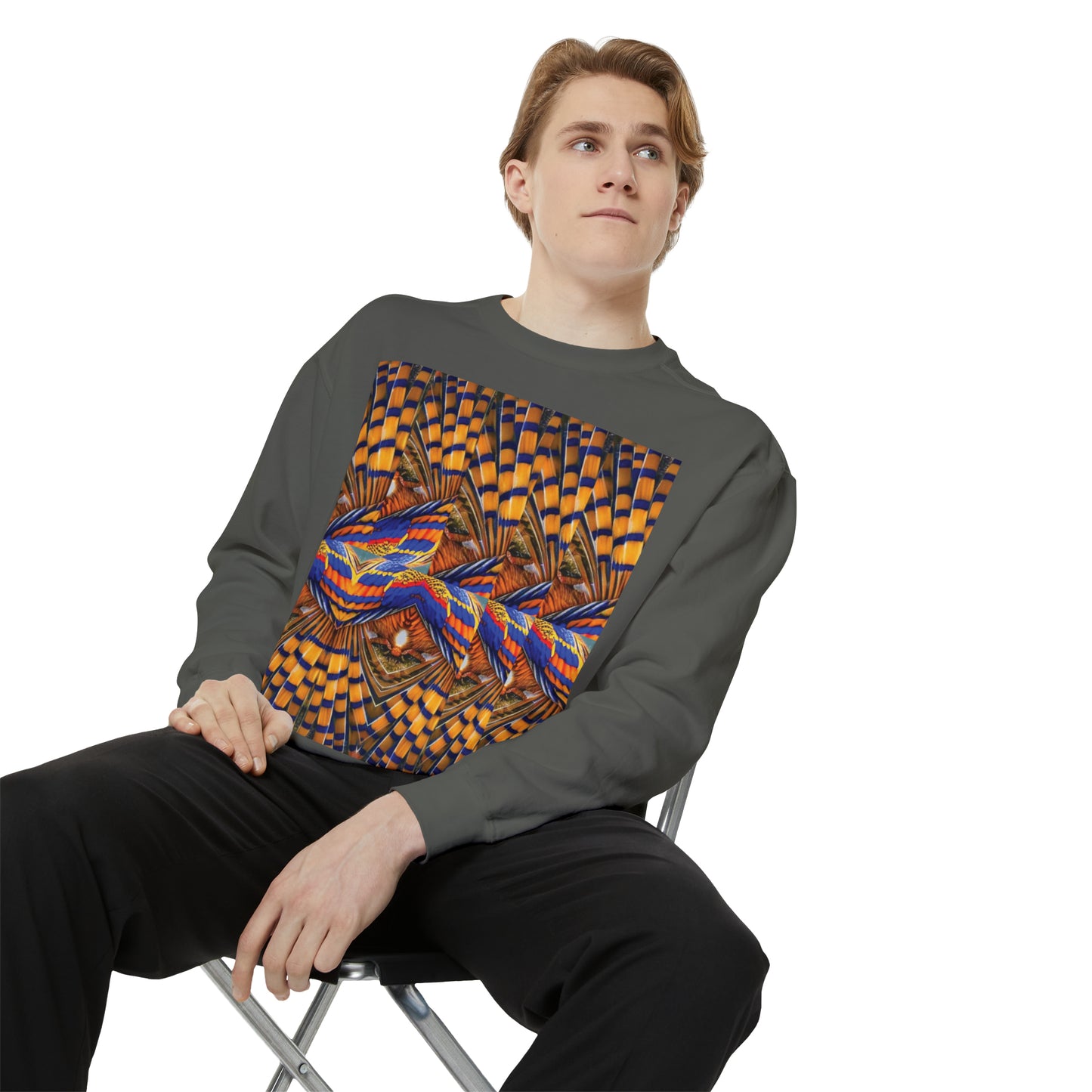 Celion Fashion World's Unisex Garment-Dyed Sweatshirt.