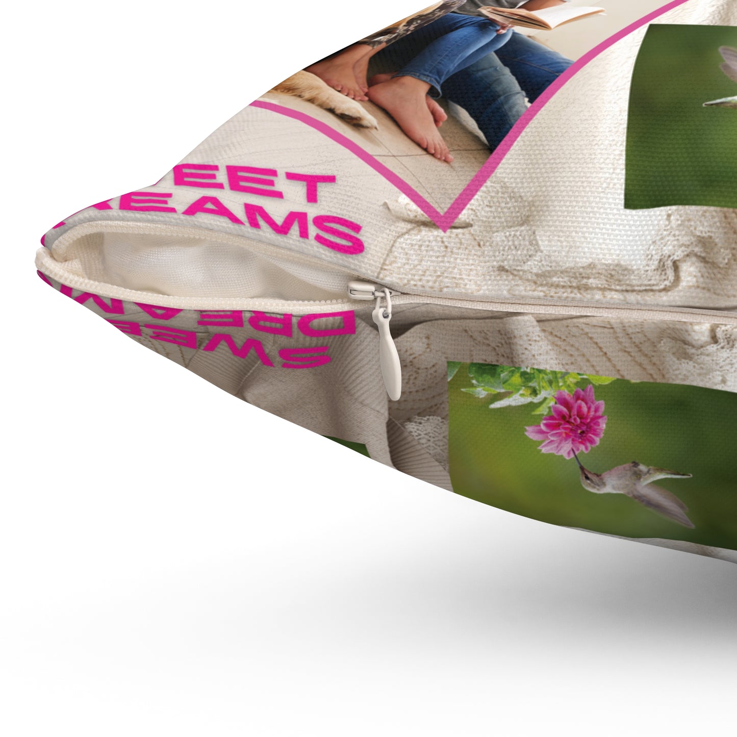 Celion Fashion World Spun Polyester Square Pillows.