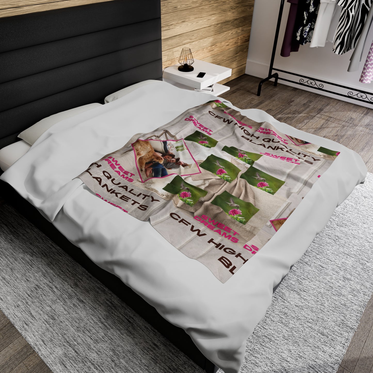 Celion Fashion World high quality Velveteen Plush Blanket.