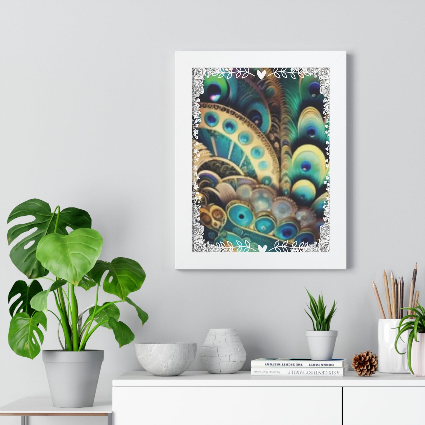 Celion Fashion World's Framed Vertical Poster.