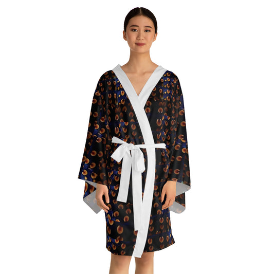 Celion Fashion World's Long Sleeve Kimono Robe (AOP).