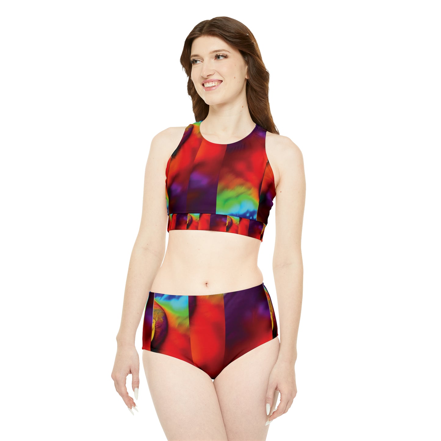Celion Fashion World's Sporty Bikini Set (AOP).
