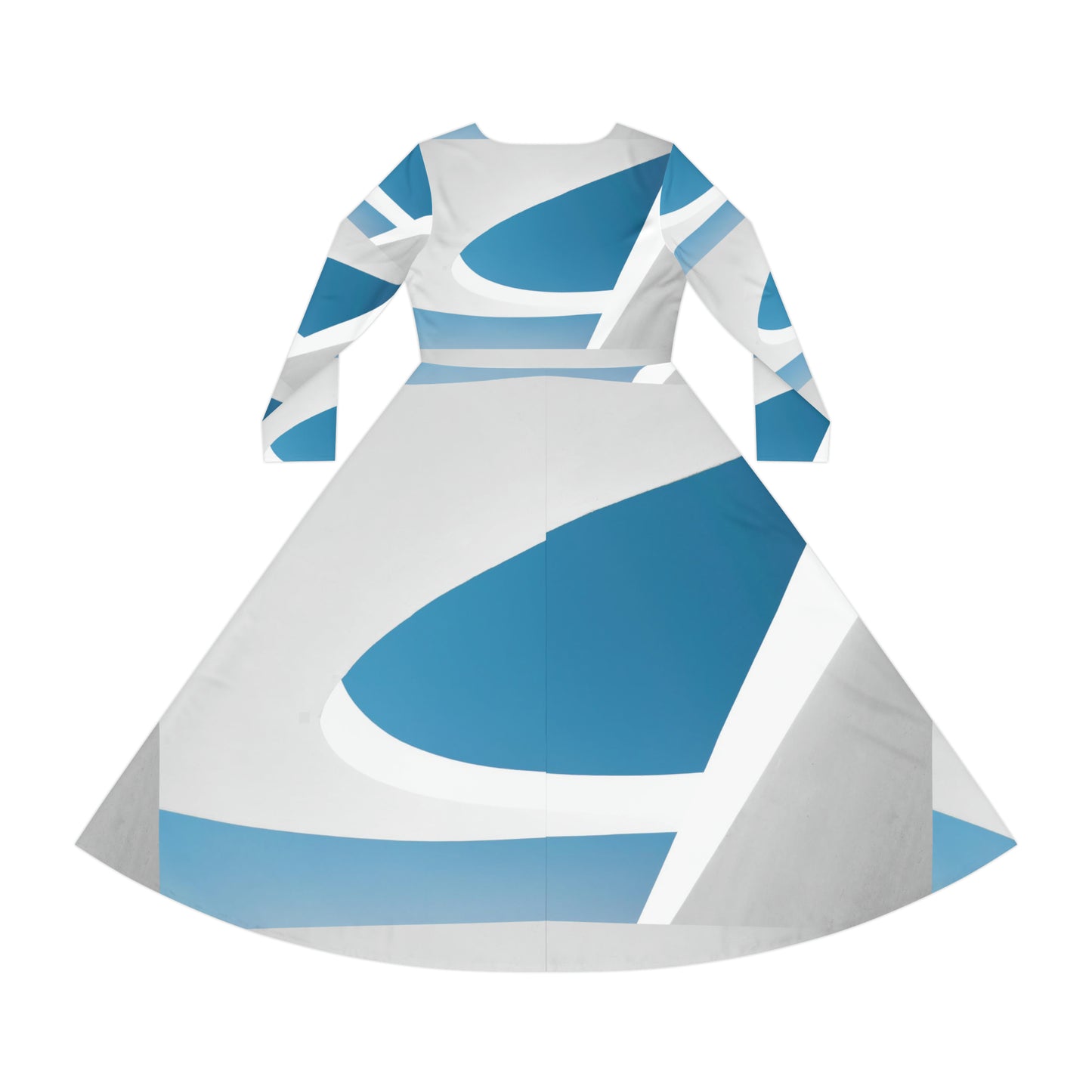 Celion Fashion World's Women's Long Sleeve Dance Dress (AOP).