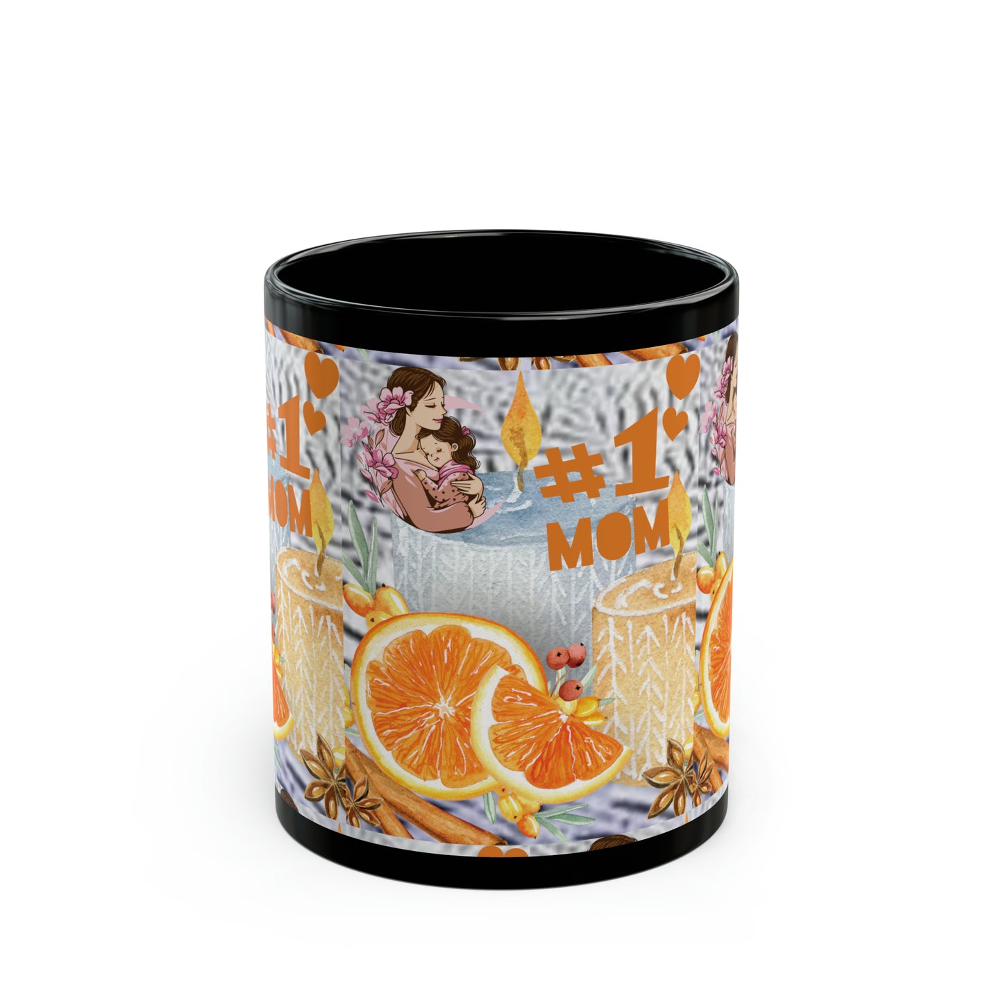 Black Mug (11oz) by Celion Fashion World.