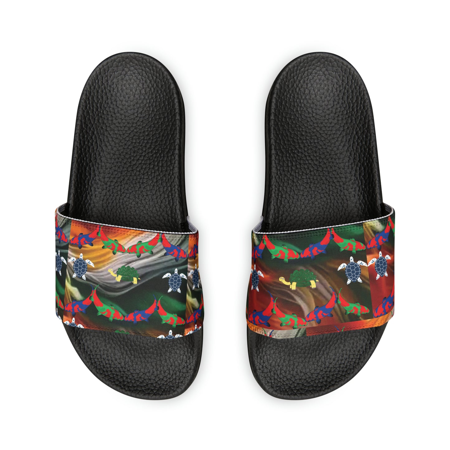 Women's PU Slide Sandals by Celion Fashion World.
