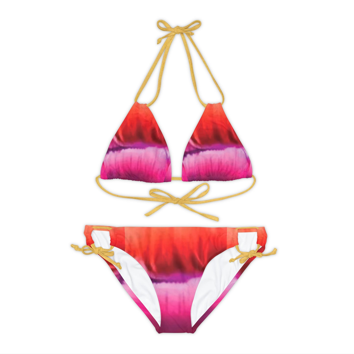 Celion Fashion World's Strappy Bikini Set (AOP).