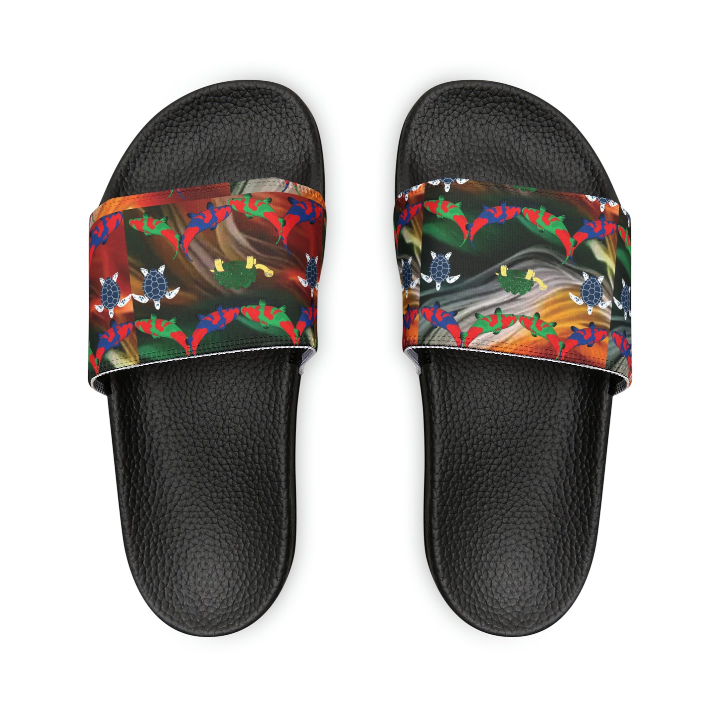 Women's PU Slide Sandals by Celion Fashion World.