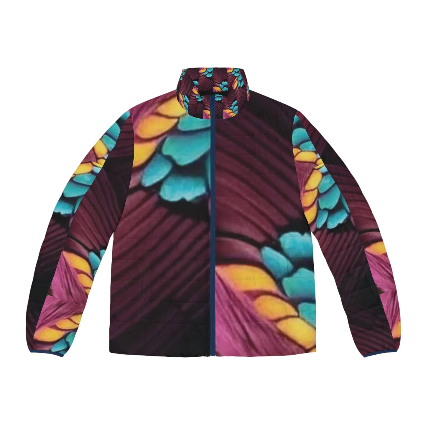 Celion Fashion World's Men's Puffer Jacket (AOP).