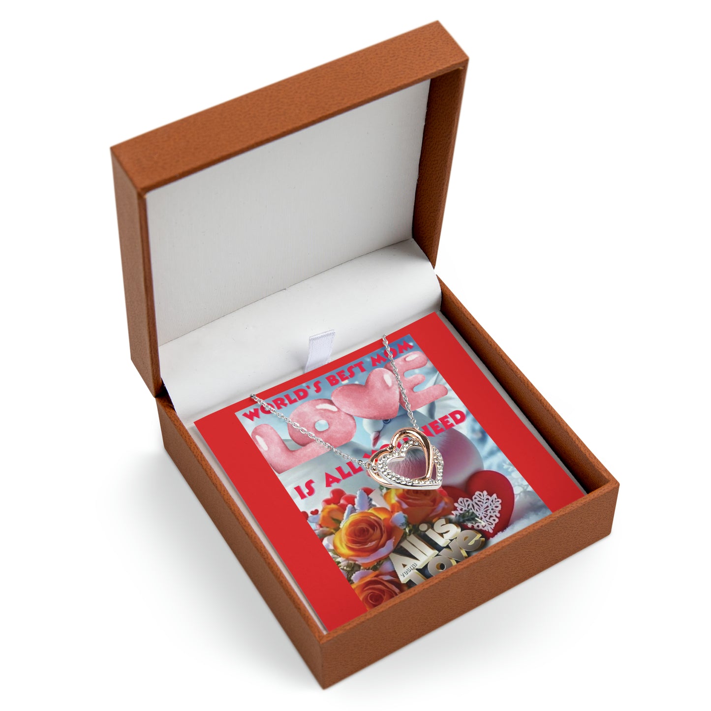 Celion Fashion World Twin Hearts Necklace.