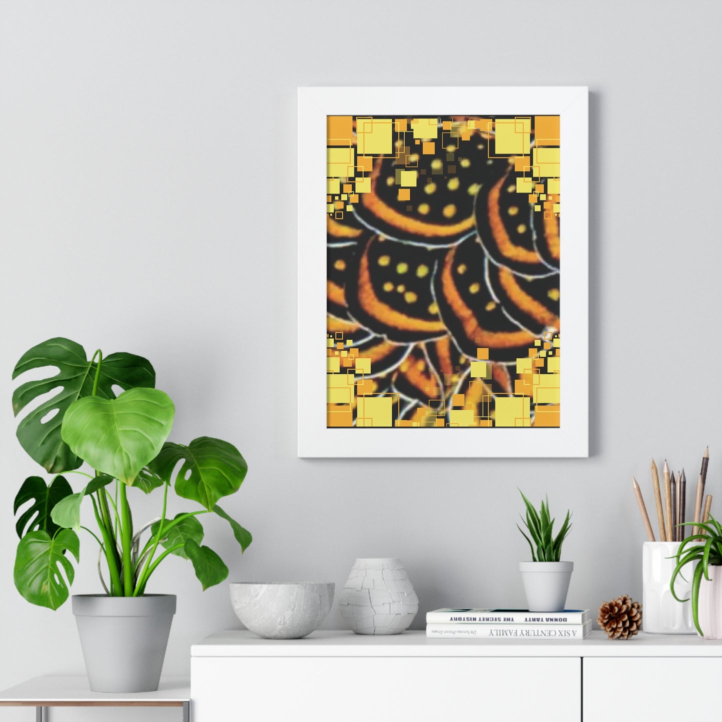 Celion Fashion World's Framed Vertical Poster.