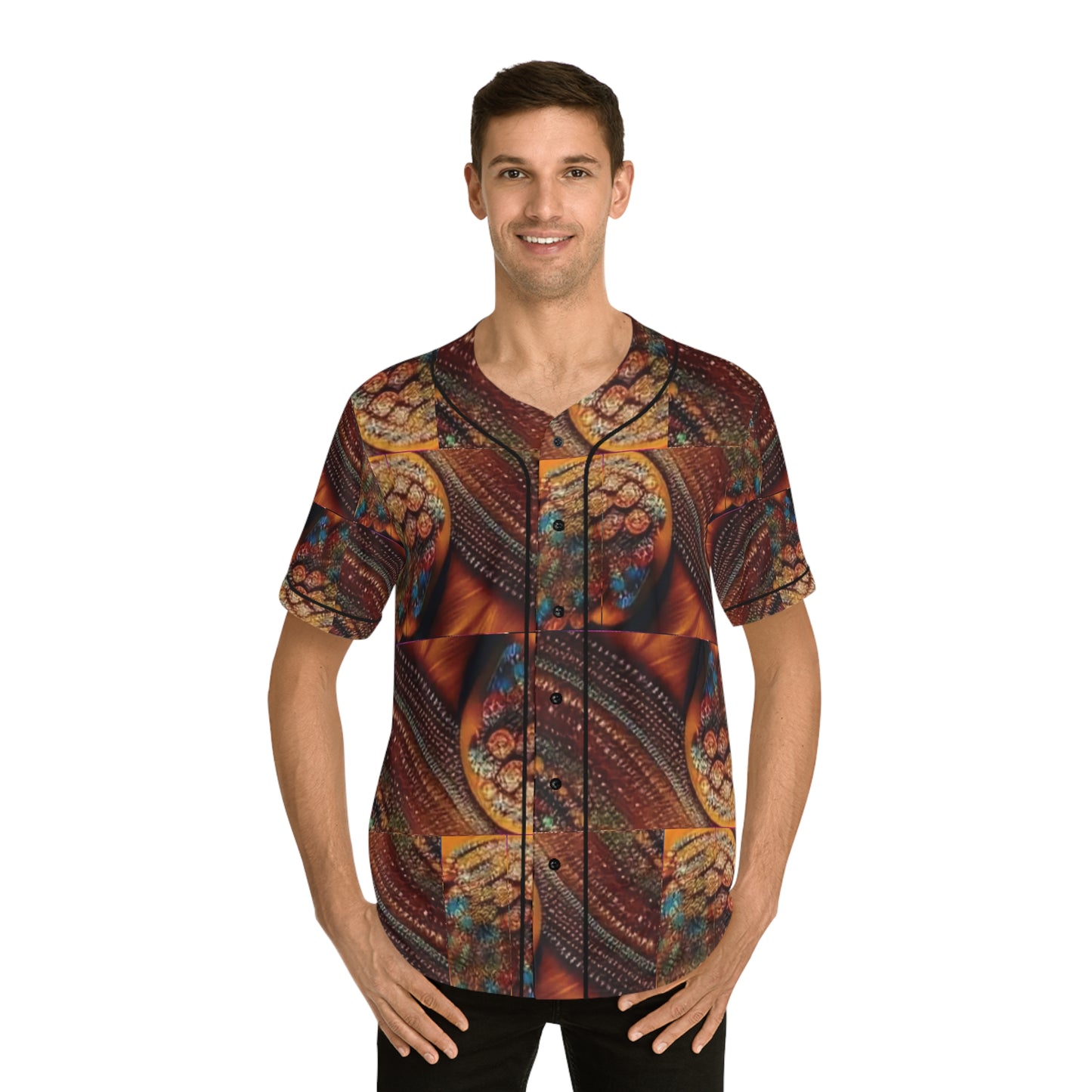 Celion Fashion World's Men's Baseball Jersey (AOP)