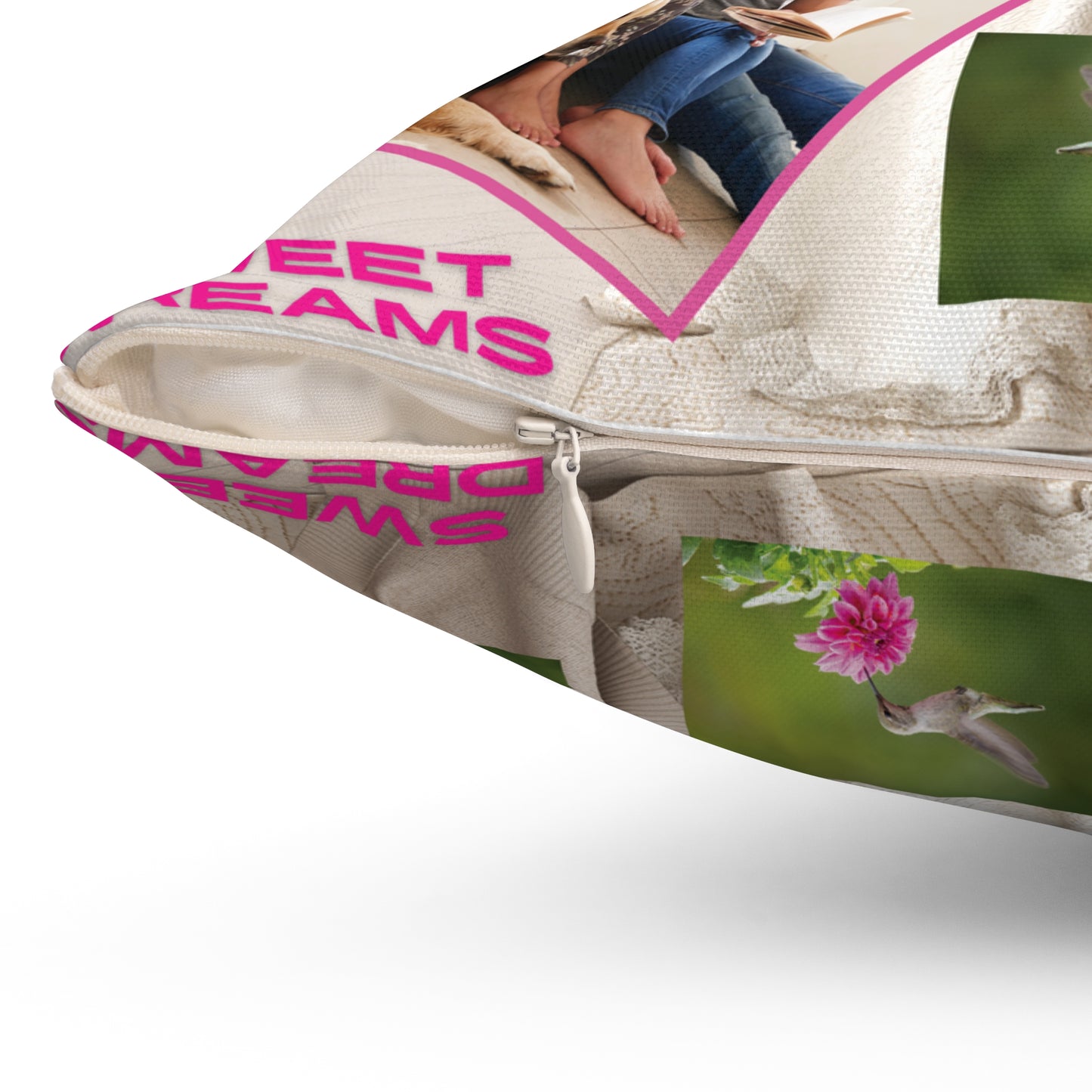 Celion Fashion World Spun Polyester Square Pillows.