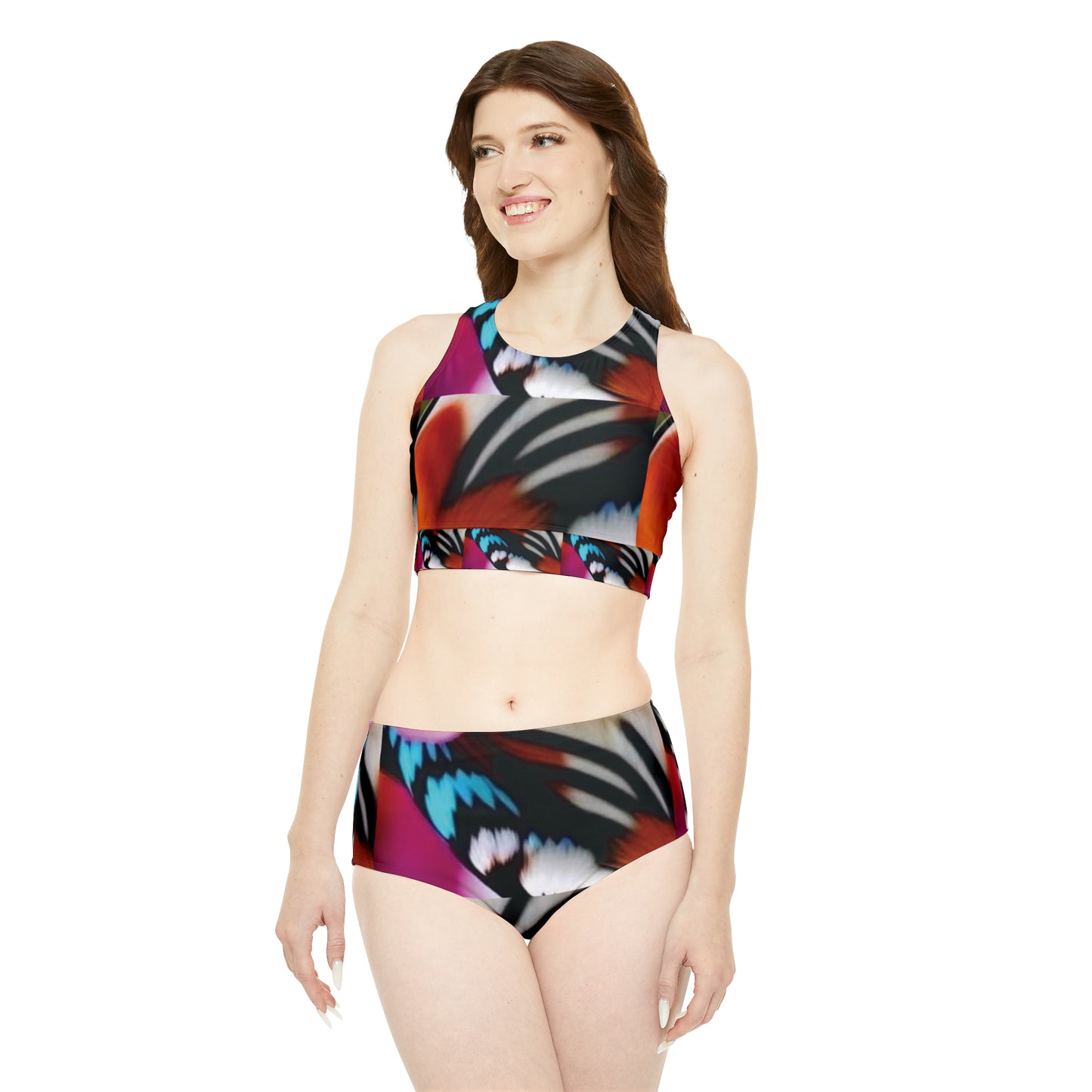 Celion Fashion World's Sporty Bikini Set (AOP).