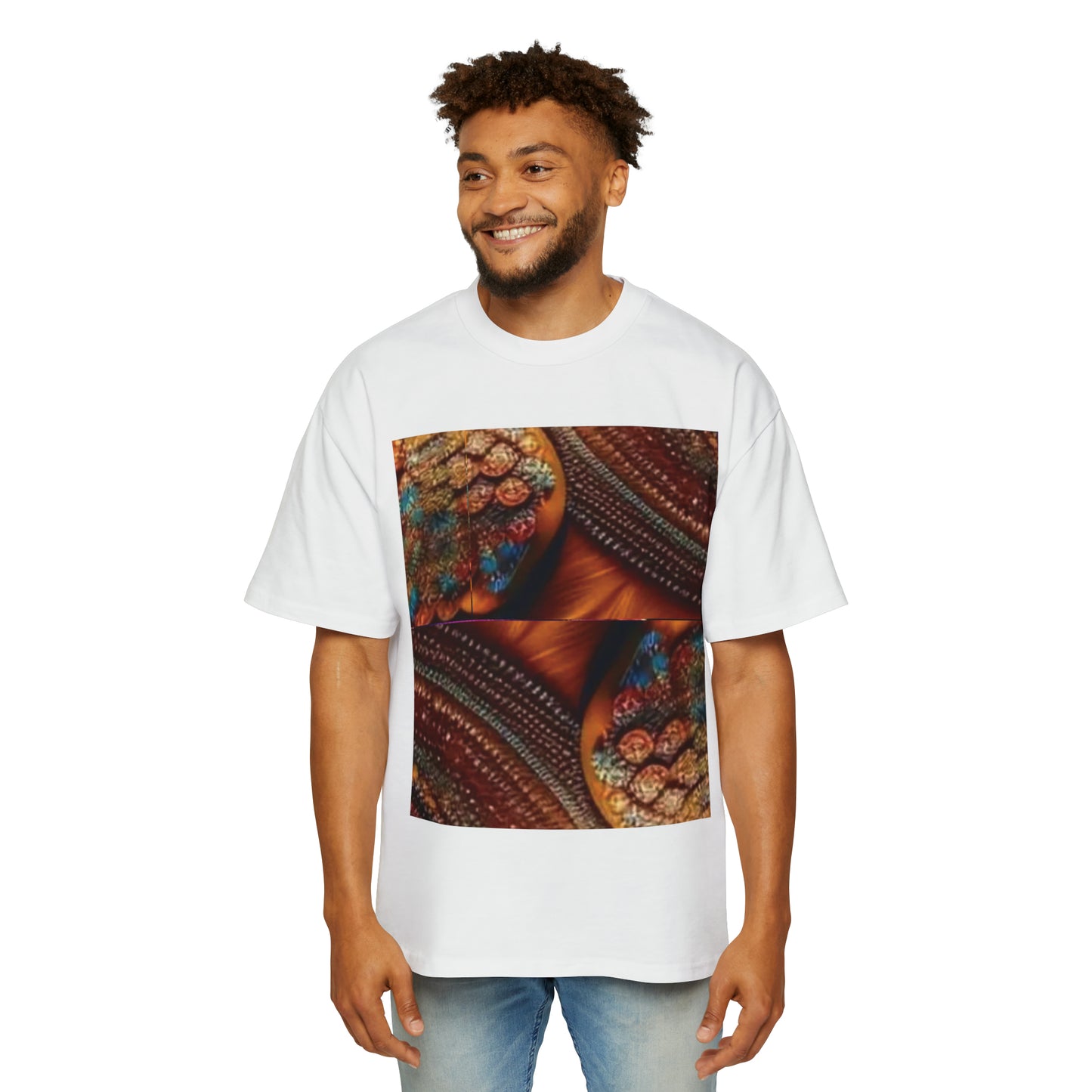 Celion Fashion World's Men's Heavy Oversized Tee.