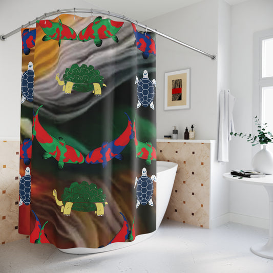 Polyester Shower Curtain by Celion Fashion World.