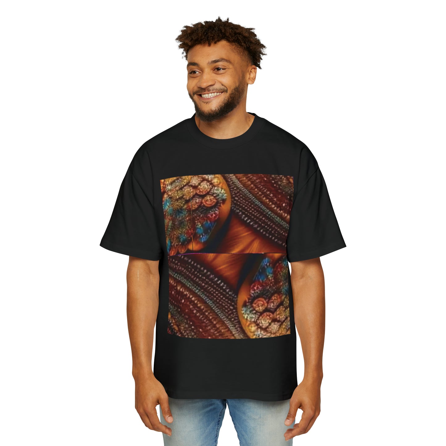 Celion Fashion World's Men's Heavy Oversized Tee.