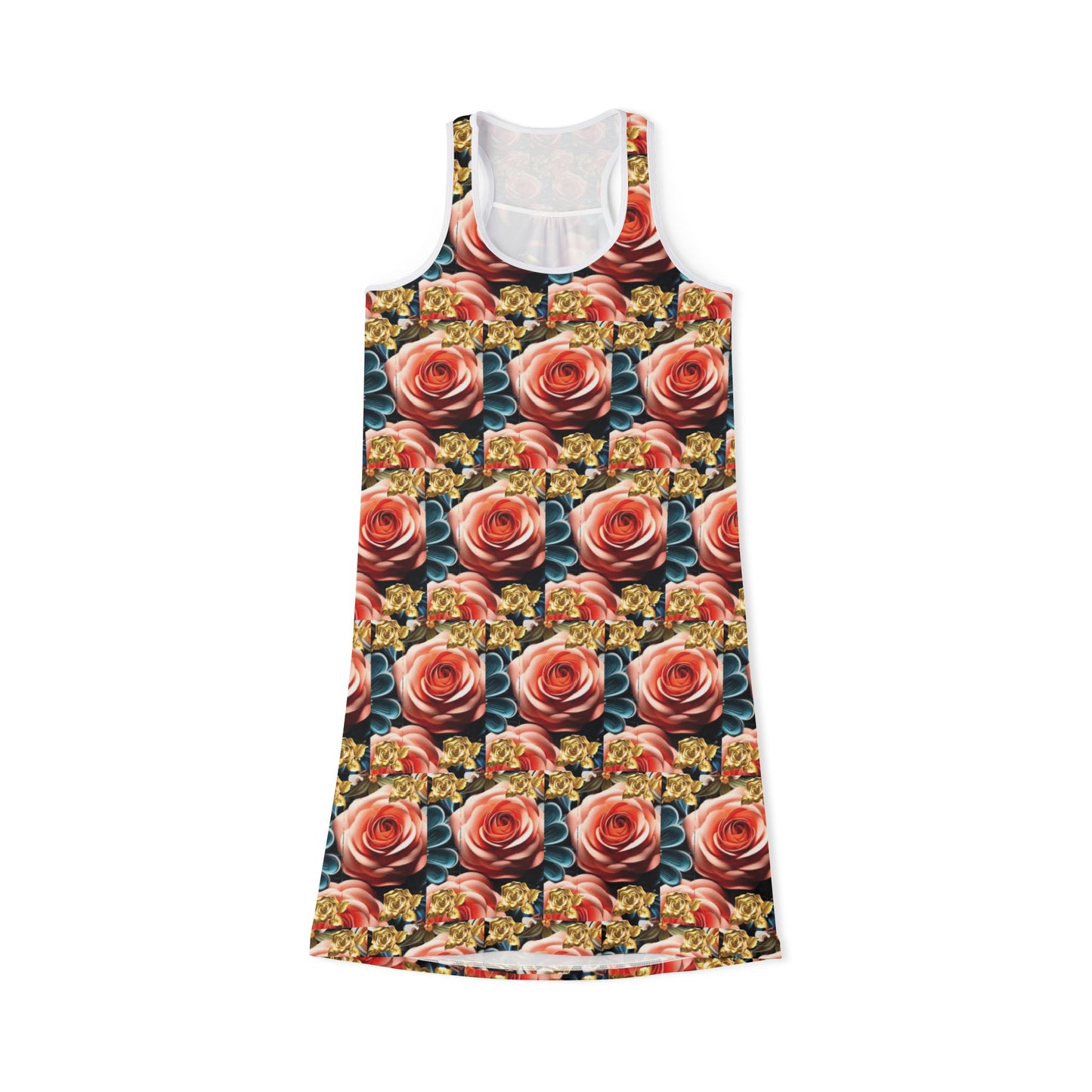 Women's Racerback Dress (AOP), Custom, Mother Day, Personalized, Love You Mama, Mother's Day Gifts, for every Woman, Mother, Grandma.