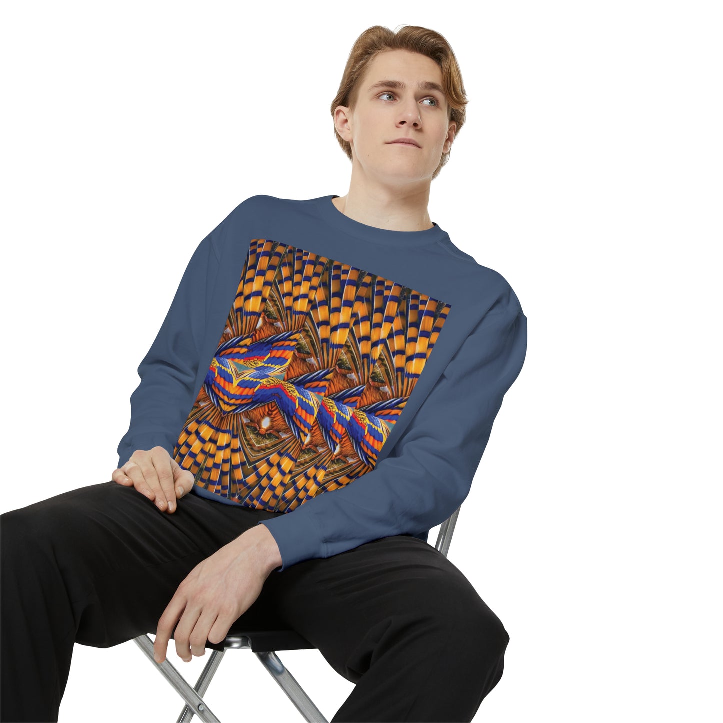 Celion Fashion World's Unisex Garment-Dyed Sweatshirt.