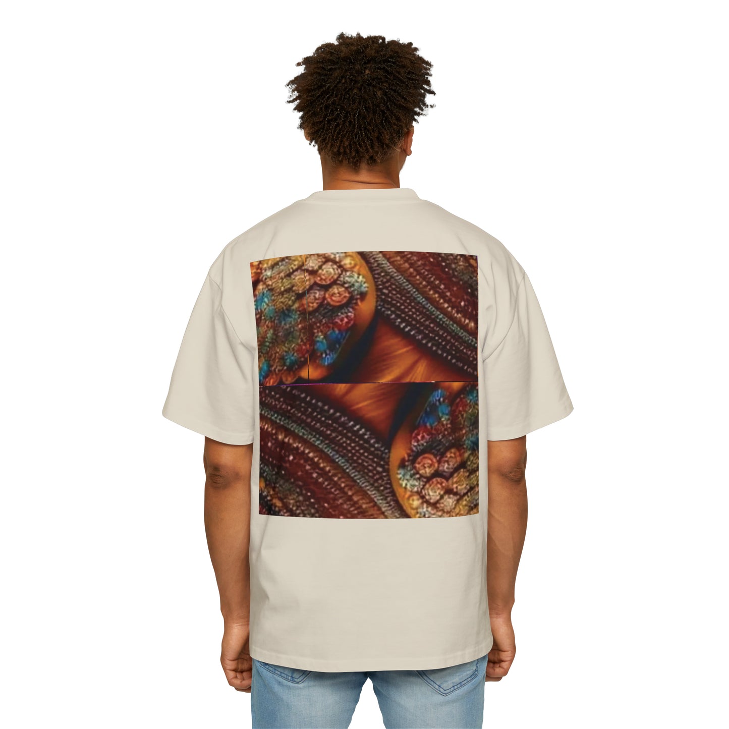 Celion Fashion World's Men's Heavy Oversized Tee.