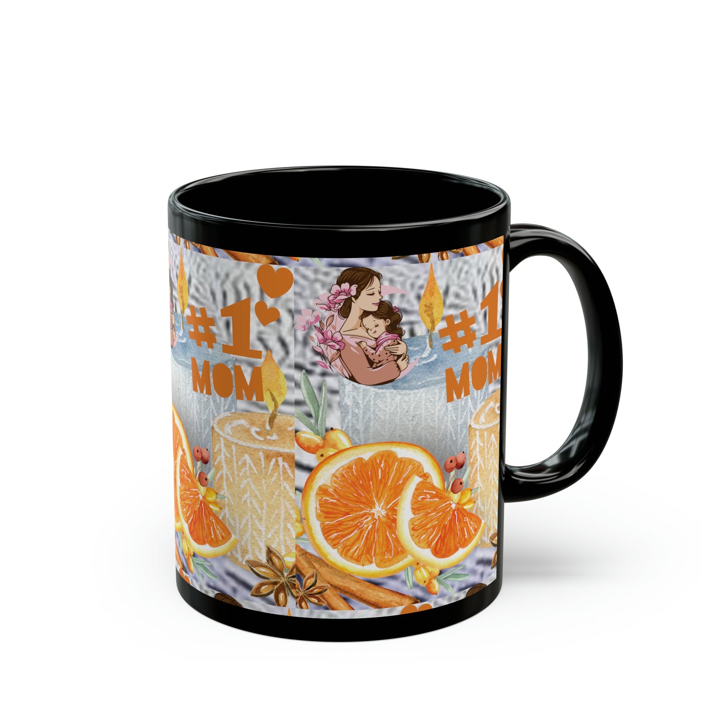 Black Mug (11oz) by Celion Fashion World.